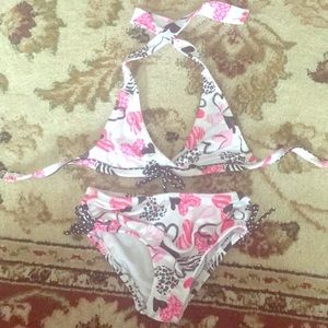 Two piece swim suit